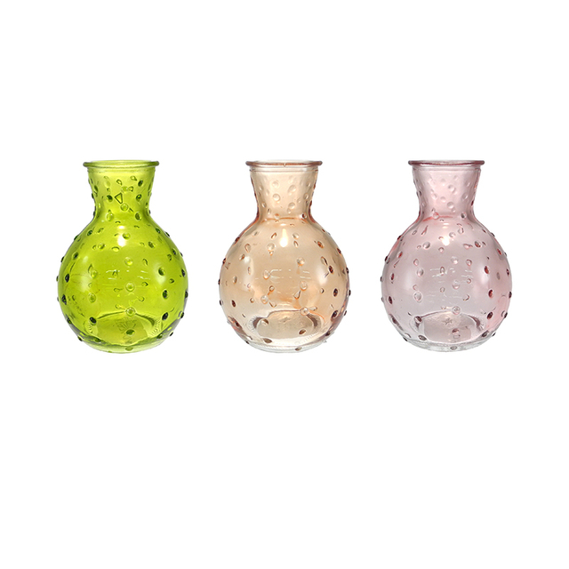 Spring Mini Colorful Hemp Patterned Small Flower Vase YD-SS-180