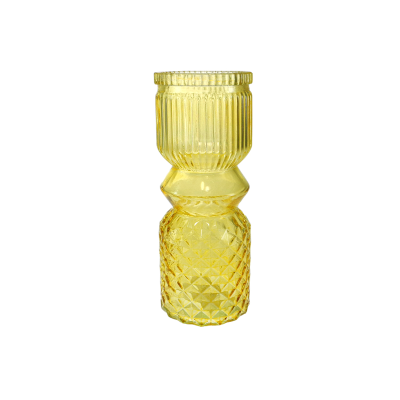Stage Texture Colored Glass Vase YD-SS-164