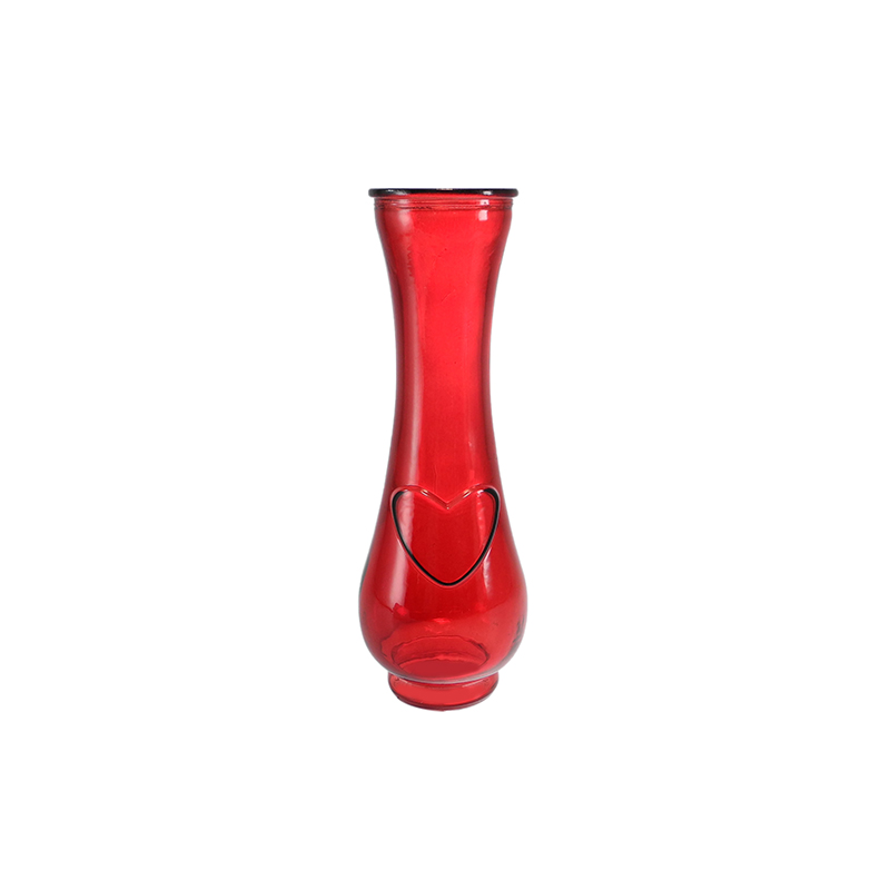 Love-colored Glass Flower Vase YD-VL-091