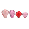 Valentine's Day Heart-shaped Colored Flower Vase YD-VL-100