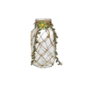 Flower-decorated Woven Glass Bottle YD-ACC-078