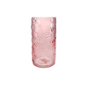 Pink Flower Relief Glass Vase YD-SS-156