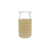 Khaki-colored Woven Glass Bottle YD-ACC-072