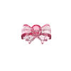 Valentine's Day Bow-shaped Colored Glass Candlestick YD-VL-087