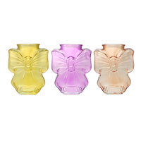 Colored Ribbon Bow Glass Vase YD-SS-160