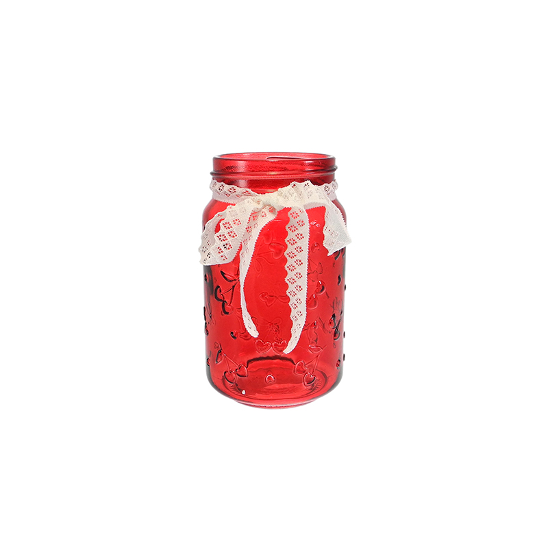 Leisy's Ribbon Valentine's Day Glass Vase YD-VL-084