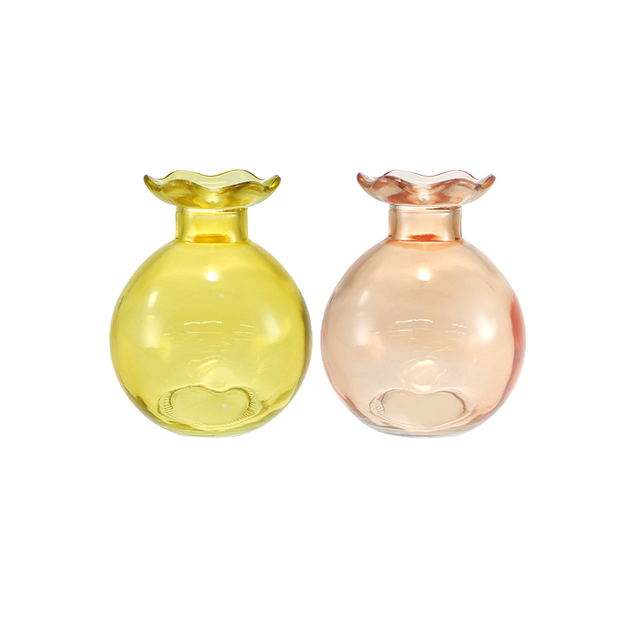 Flower-mouth Colored Flower Bud Vase YD-SS-168