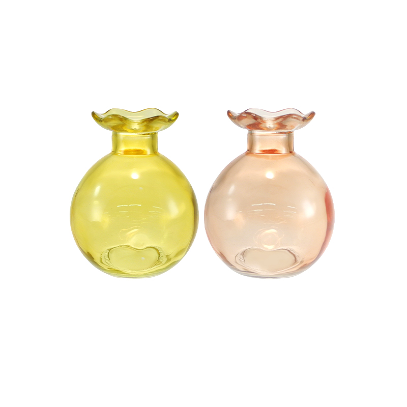 Flower-mouth Colored Flower Bud Vase YD-SS-168