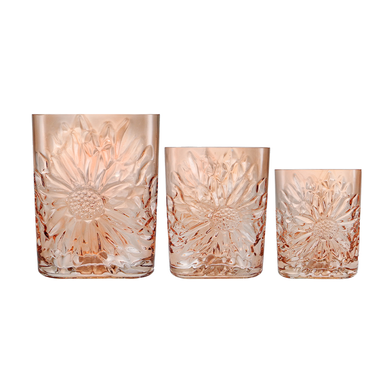 Sunflower Flower Spray Glass Vase YD-SS-166