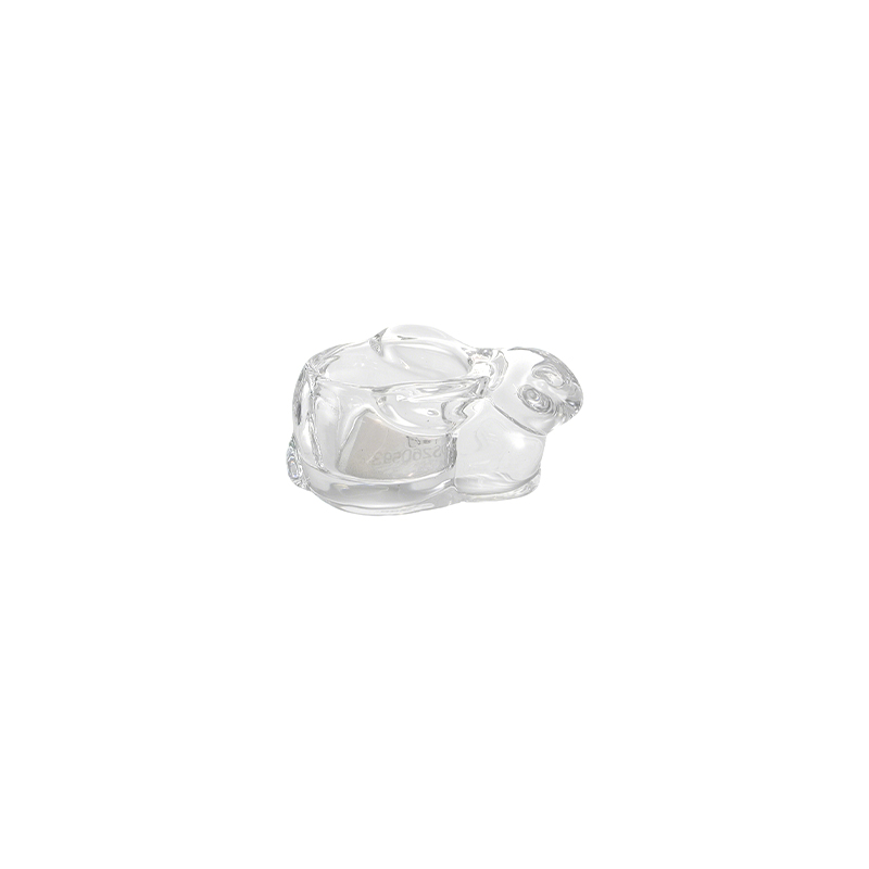 Animal Transparent Glass Candlestick YD-EAS-076