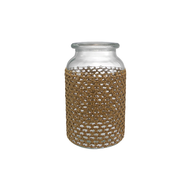 Brown Woven Glass Bottle YD-ACC-067