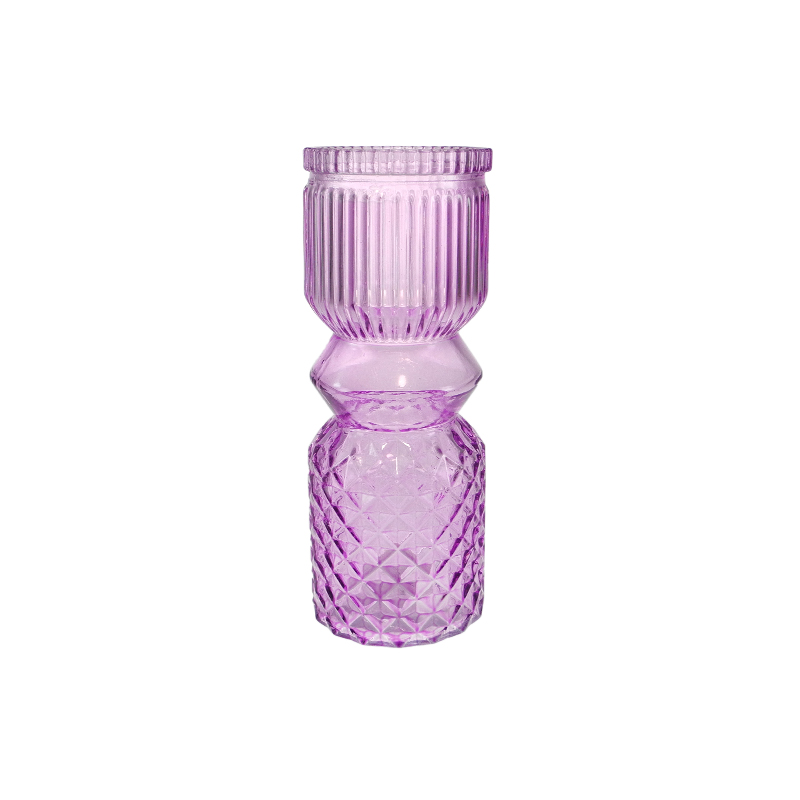 Stage Texture Colored Glass Vase YD-SS-164