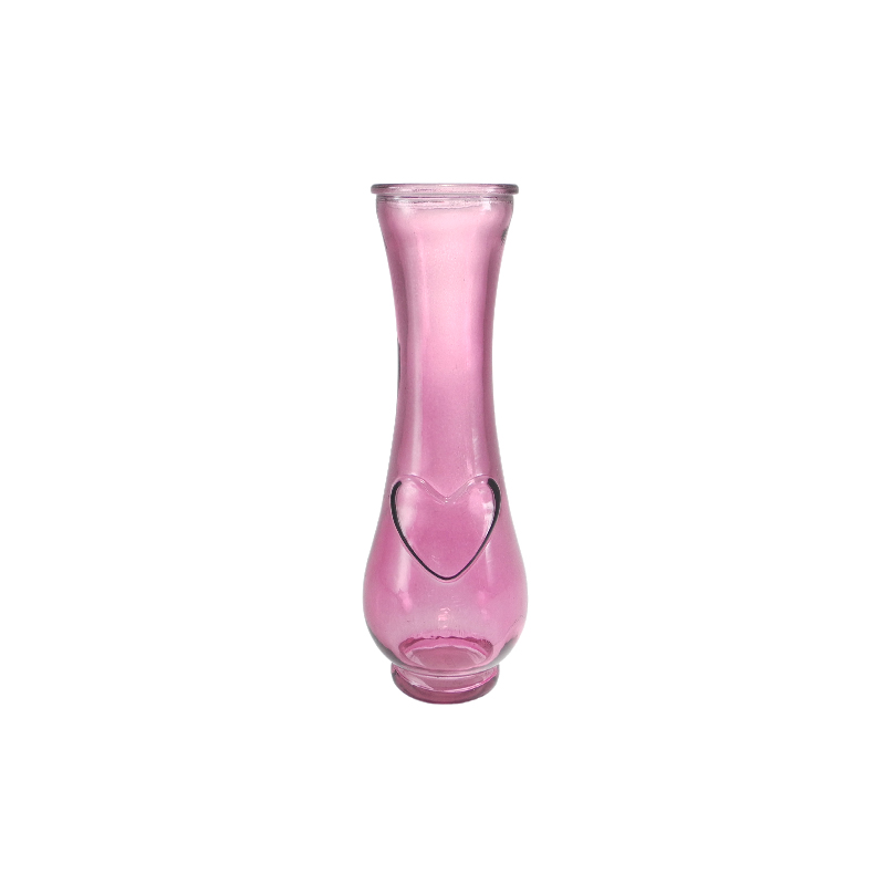 Love-colored Glass Flower Vase YD-VL-091