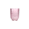 Heart-shaped Textured Spray-painted Glass Vase YD-VL-089