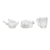 Animal Transparent Glass Candlestick YD-EAS-076