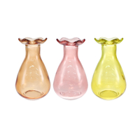 Flower-mouth Colored Flower Bud Vase YD-SS-168