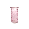 Diamond-patterned Valentine's Day Colored Glass Flower Vase YD-VL-098