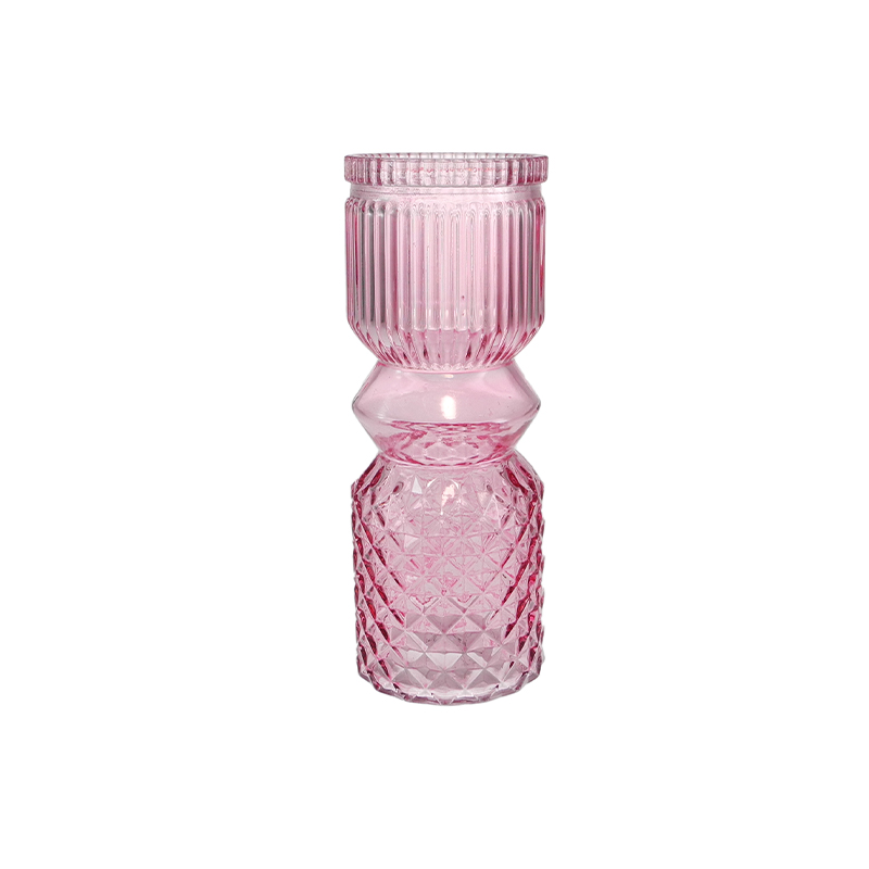 Stage Texture Colored Glass Vase YD-SS-164