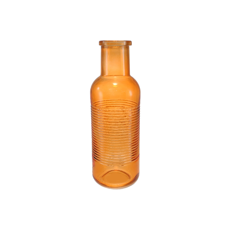 Texture Colored Flower Bud Glass Vase YD-SS-163